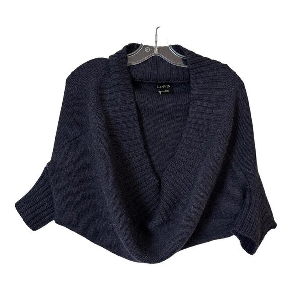 Lanvin 2009 Alpaca wool shoulder shrug - Picture 1 of 6
